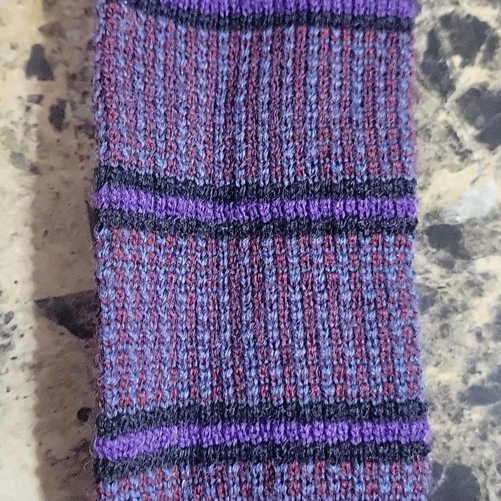 Alexander Julian Vintage Multicolor Knit Tie - Picture 3 of 3